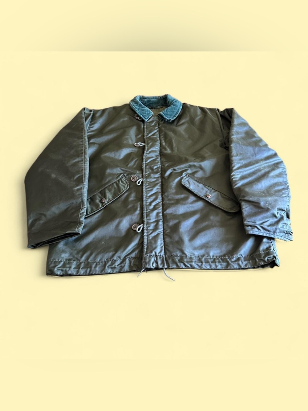 Vintage Alpha Industries A-1 Extreme Cold Jacket Olive Green Men’s M